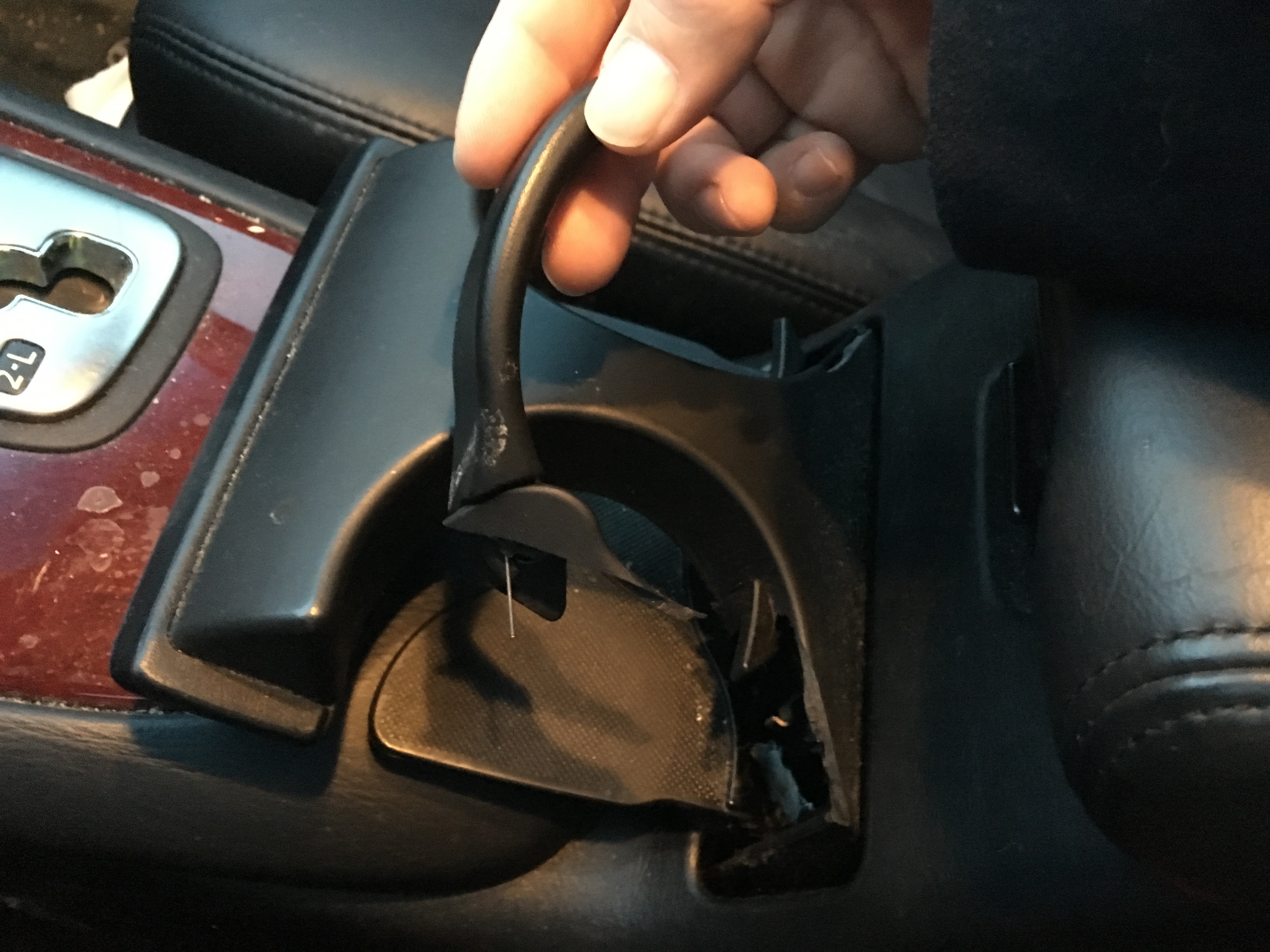Broken Cup Holder
