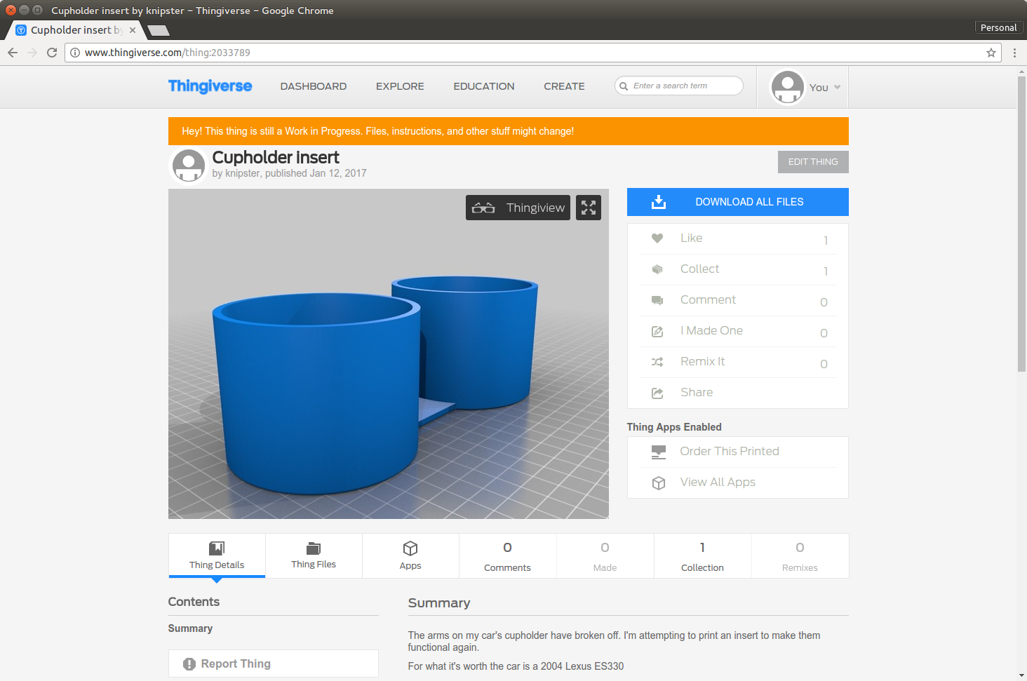 Thingiverse